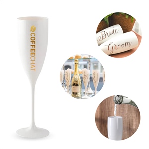5oz Plastic Champagne Flutes